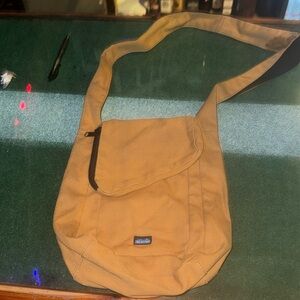 Kavu Tan Canvas Shoulder Bag